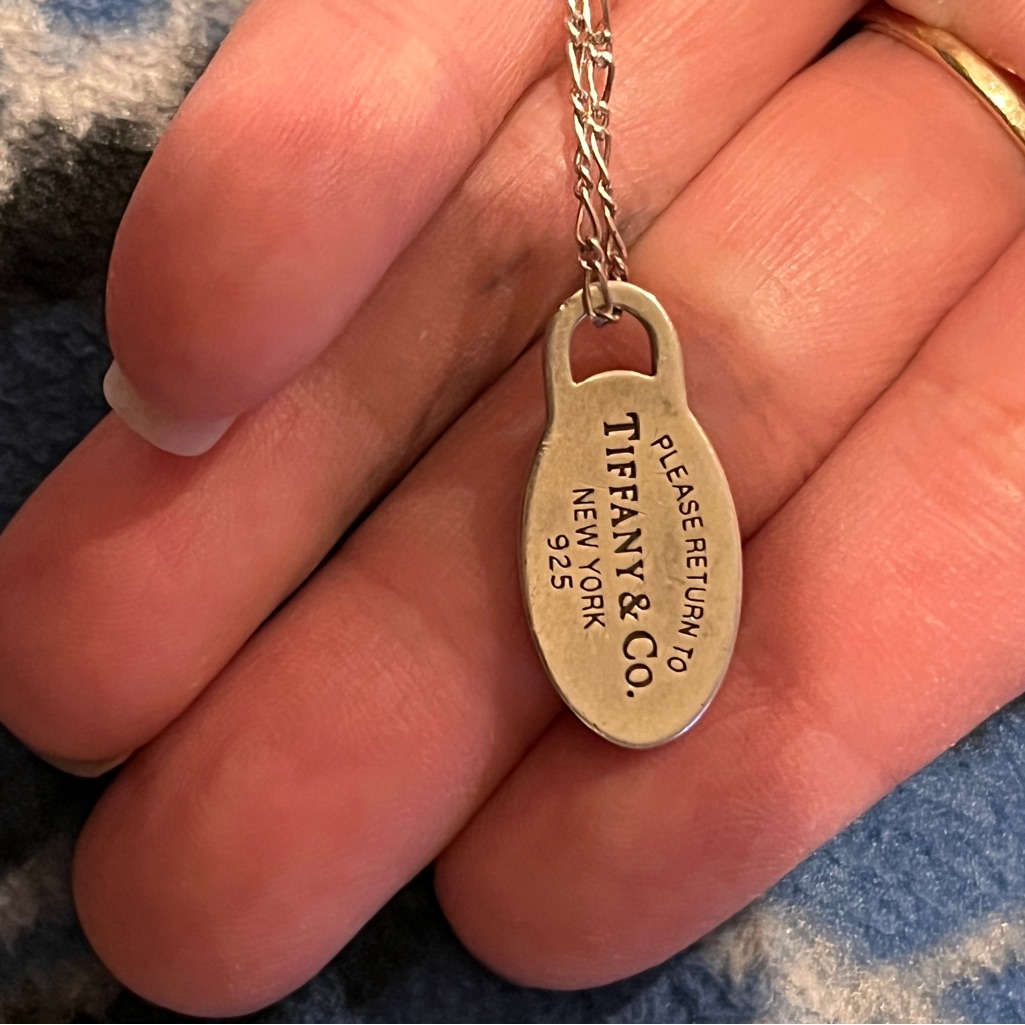 Authentic Tiffany & Co. “Return To Tiffany” Oval Tag Necklace
